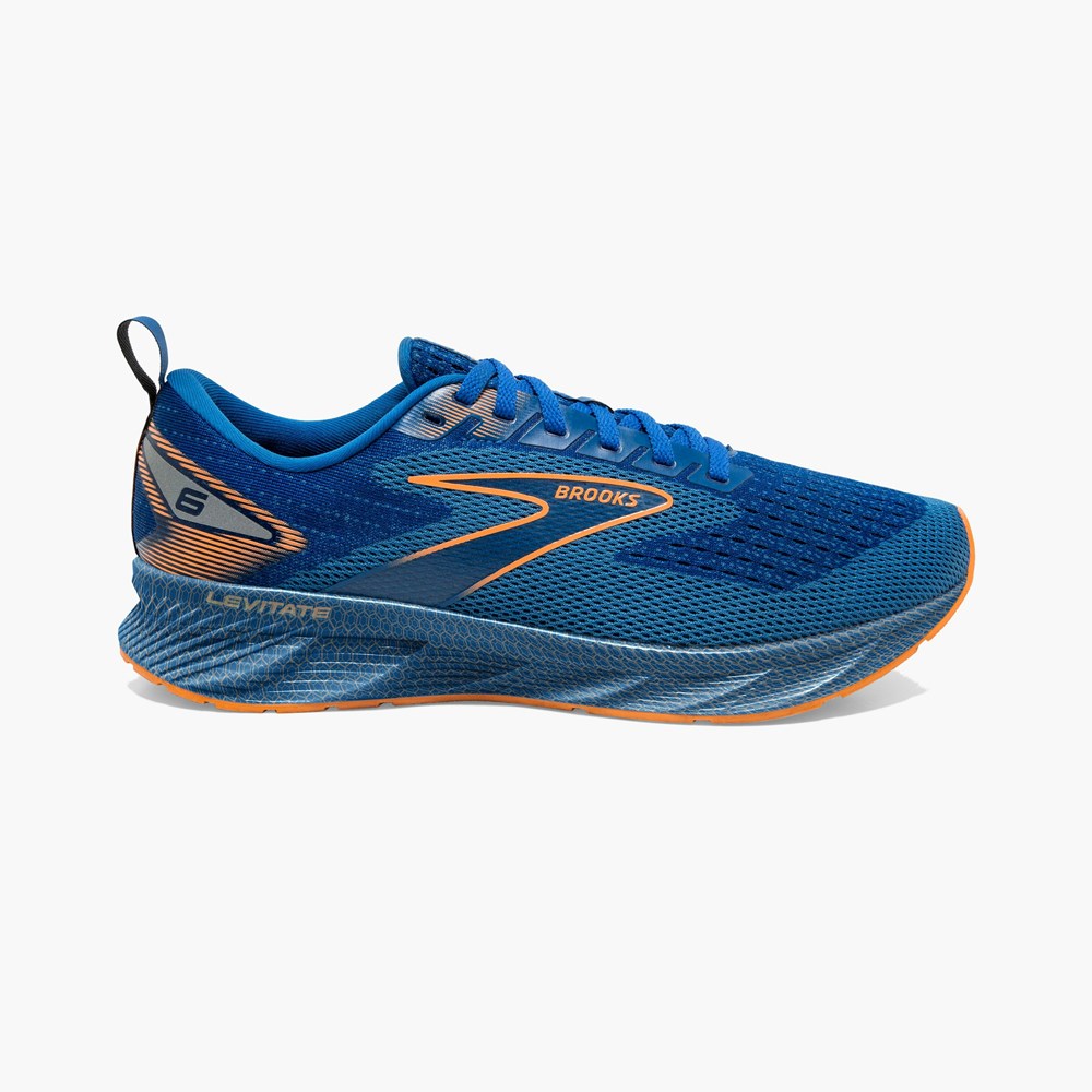 Chaussure Running Brooks Levitate 6 Noir Bleu Homme | THN-1443816